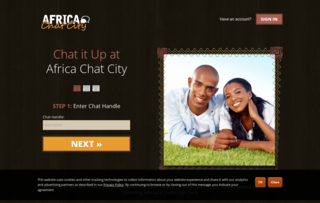 Africa Chat City Homepage Image